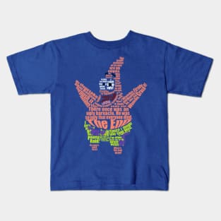 Patrick Star Quote Collage Kids T-Shirt